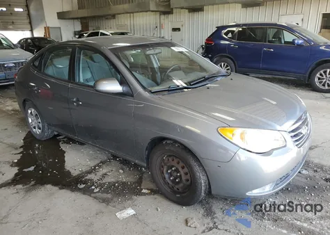 2010 Hyundai Elantra Blue from USA, damaged, VIN KMHDU4AD3AU168591